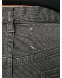 Мужские темно-серые зауженные джинсы от Maison Margiela