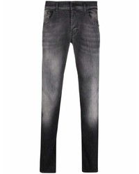 Мужские темно-серые зауженные джинсы от Dondup