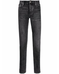 Мужские темно-серые зауженные джинсы от Emporio Armani