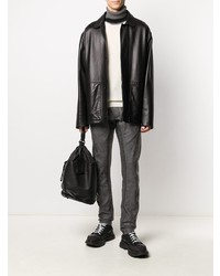 Мужские темно-серые зауженные джинсы от Isaac Sellam Experience