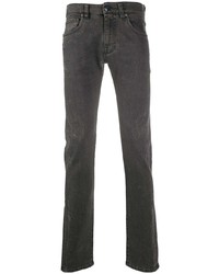 Мужские темно-серые зауженные джинсы от Etro