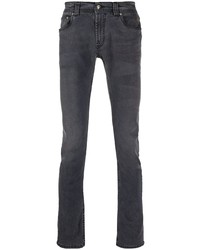 Мужские темно-серые зауженные джинсы от Etro