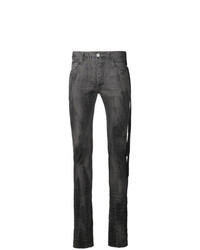 Мужские темно-серые зауженные джинсы от Fagassent