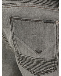 Мужские темно-серые зауженные джинсы от Hudson