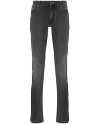 Мужские темно-серые зауженные джинсы от Jacob Cohen