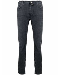 Мужские темно-серые зауженные джинсы от Jacob Cohen