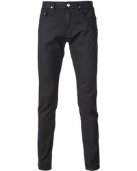 Мужские темно-серые зауженные джинсы от Kenzo