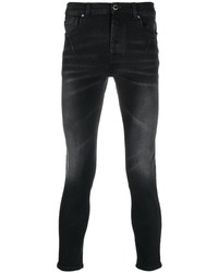 Мужские темно-серые зауженные джинсы от Les Hommes