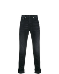 Мужские темно-серые зауженные джинсы от Neil Barrett