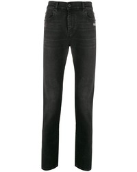 Мужские темно-серые зауженные джинсы от Off-White