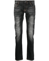 Мужские темно-серые зауженные джинсы от Private Stock