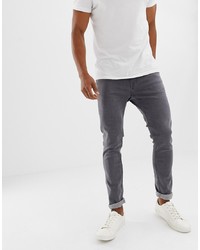 Мужские темно-серые зауженные джинсы от Produkt