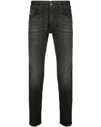 Мужские темно-серые зауженные джинсы от Pt05