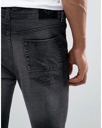 Мужские темно-серые зауженные джинсы от Brave Soul