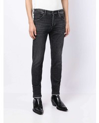 Мужские темно-серые зауженные джинсы от PT TORINO