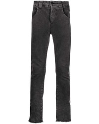 Мужские темно-серые зауженные джинсы от Thom Krom
