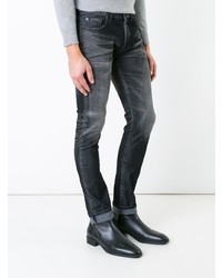 Мужские темно-серые зауженные джинсы от Hl Heddie Lovu