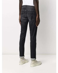 Мужские темно-серые зауженные джинсы от Dondup