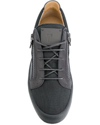 Мужские темно-серые кеды от Giuseppe Zanotti Design