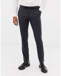Мужские темно-серые классические брюки в клетку от Esprit