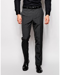 Мужские темно-серые классические брюки от Asos