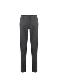 Мужские темно-серые классические брюки от Dondup