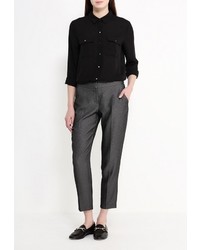 Женские темно-серые классические брюки от Dorothy Perkins