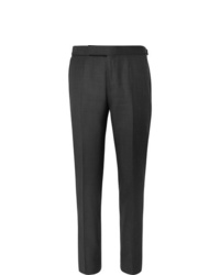 Мужские темно-серые классические брюки от Ermenegildo Zegna