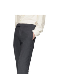 Мужские темно-серые классические брюки от Lemaire