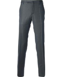Мужские темно-серые классические брюки от Incotex