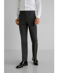 Мужские темно-серые классические брюки от Mango Man