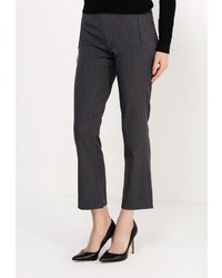 Женские темно-серые классические брюки от Motivi