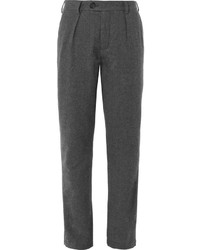 Мужские темно-серые классические брюки от Oliver Spencer