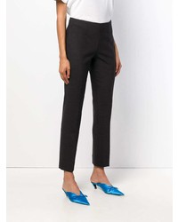 Женские темно-серые классические брюки от Incotex