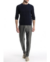 Мужские темно-серые классические брюки от Top Secret