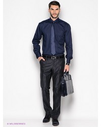Мужские темно-серые классические брюки от Valenti