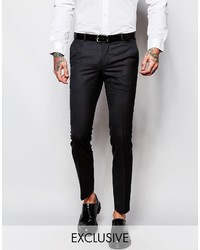 Мужские темно-серые классические брюки