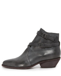 Темно-серые кожаные ботильоны от Ld Tuttle