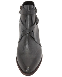 Темно-серые кожаные ботильоны от Ld Tuttle