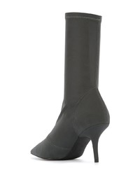 Темно-серые кожаные ботильоны от Yeezy