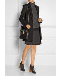 Темно-серые кожаные ботильоны от Lanvin