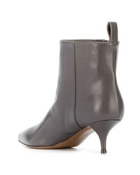 Темно-серые кожаные ботильоны от L'Autre Chose