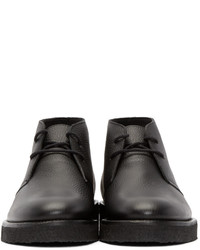 Темно-серые кожаные ботинки дезерты от Opening Ceremony