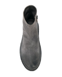 Мужские темно-серые кожаные ботинки челси от Marsèll