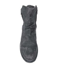 Мужские темно-серые кожаные ботинки челси от Officine Creative