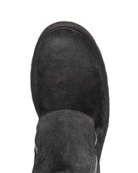 Мужские темно-серые кожаные ботинки челси от Premiata