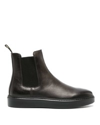 Мужские темно-серые кожаные ботинки челси от Doucal's