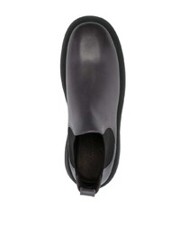 Мужские темно-серые кожаные ботинки челси от Marsèll