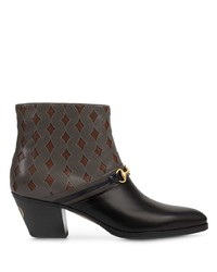 Мужские темно-серые кожаные ботинки челси от Gucci