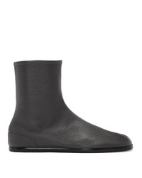 Мужские темно-серые кожаные ботинки челси от Maison Margiela